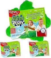 6 x Multi Play Slime Value Pack from Zimpli Kids, 6 Use Selection Box, Slime Kit for Boys & Girls, Xmas Stocking Fillers for Children, Certified Biodegradable Gift Red and Green, Slime Toy