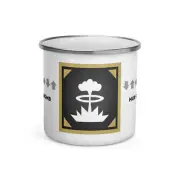 NUX-223 Hellbomb Stratagem 12oz Enamel Mug