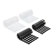 0.6" Self Adhesive Dots, 324 Pairs Sticky Hook Nylon Loop Dots, 2 Colors