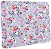 Urine Proof Mattress Protector Bed for Bedwetting Bed Mats Washable Reusable Non Slip Sturdy 70x90cm Floral Print for Seniors