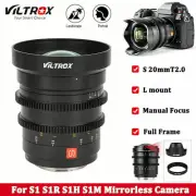 VILTROX S 20mm T2.0 Wide Angle Cinema Lens for Leica L Panasonic S1 S1H Camera
