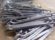 Long Hammerlock Cotter Pin, 3/16″ Diam x 2-1/2″, P20157, Zinc-Plated, 100PK(G)