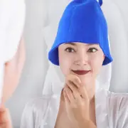 2 Pcs Wool Felt Shower Cap Baby Man Woman Sauna Hat Bathing Caps