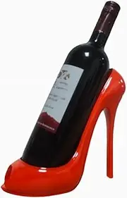 Tabletop Wine Racks Holder,High Heel Shoe Wine Bottle Rack Holder,Single Wine Rack Display Decorative for Kitchen, Restaurant, Bar, Hotel