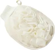 NULYLU 2-side Body Exfoliating Bath Glove Scrubber Mitt for Shower and Bathing