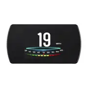 wiiyii T800 Universal Digital Car HUD Head Up Display GPS Speedometer Car Smart Trip Computer, Display Speed, with MPH Speed Alarm Low Voltage Alarm, 100% Suitable for All Cars