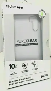 Original Tech21 Pure Clear Case for Samsung Galaxy Note 10 5G - Clear
