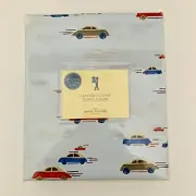 POTTERY BARN KIDS CLAYTON'S CARS DUVET COVER TWIN