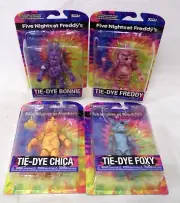 Funko Five Nights At Freddy's Tie-Dye Set of 4 5" Figures Bonnie Foxy Chica