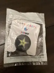 Popsocket PopGrip Phone Stand Rock Star Energy Drink Promo Black Gold Star NIP