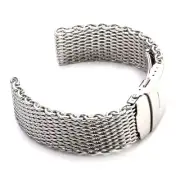 StrapsCo Shark Mesh Bracelet Band Strap for Fitbit Charge 4 & Charge 3