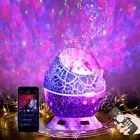 Dinosaur Egg Galaxy Star Projector Lamp White Noise Nebula Night Lights Kid Gift