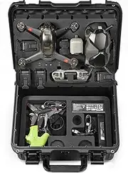 Waterproof Hard Case for DJI FPV Drone, Goggles 2/V2/Integra, DJI RC Motion 2/FPV Motion Controller, and Accessories(Case Only)