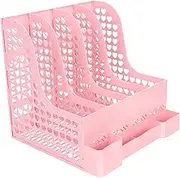 SOPOTUTU Desktop Magazine Holder Convenient File Organizer High Class Document Storage for Home and Office Multi Compartment Design