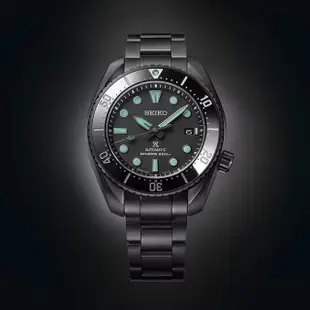 【SEIKO 精工】Prospex 限量黑潮水鬼相撲陶瓷錶圈潛水機械錶-黑/45mm(SPB433J1/6R35-03A0SD)