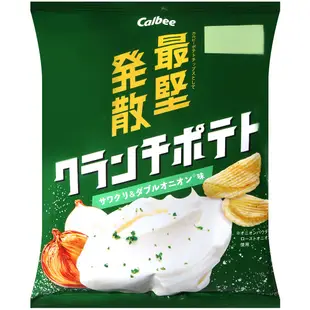 日本 Calbee 卡樂先生濃郁酸奶油風味波浪洋芋片 (60g) 現貨 蝦皮直送