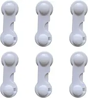 Loimon 6-Pack Child Proof Locks - No Drilling Baby Safety Locks for Cabinets, Drawers, Wardrobe & Cupboards | Easy Install Childproof Door Locks | Secure Australian Homes