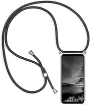 Mobile Phone Lanyard Case for Motorola Moto G05 / Moto E15 with Strap, Transparent Mobile Phone Chain, Mobile Phone Case with Cord for Hanging, Mobile Phone Pendant, Collar Lanyard Case –