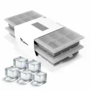 Ice Cube Tray – Small Silicone Molds with Lids, BPA-Free and Flexible for Coc...