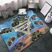 Anime Car Area Rugs Large Carpet Non-Slip Floor Mat Soft Fluffy Carpet 60" X 39"