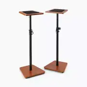 On-Stage SMS7500RB Rosewood Pair of Studio Monitor Stands