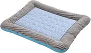 Gazocua Cooling Bed for Cats, Cool Sleeping Mat for Cats Indoors, Robust Sleeping Mat with Cooling Function for Dogs Medium Size Cats Rabbits Small Animals