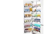 Elite Bistro Open Out Tandem Pantry - 600mm Cabinet - 1650mm-1950mm Adjustable Height