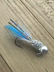 (3) 1/16 Crappie Jigs Hand Tied Around #2 XX Heavy Wicked Voodoo FREE SHIPPING