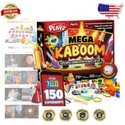 Exciting Mega Kaboom! Chemistry Set - 75 Guided Experiments for Young Scientists