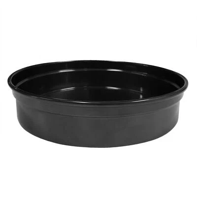 Tomkin Chef Inox Round Aluminium Bar Tray Black 240x50mm DD429 [46X5]