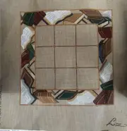 Liz Goodrick Dillon Tapestry Tent Designs Tic Tac Toe Board Needlepoint Canvas