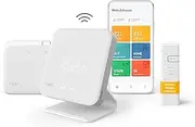tado ° Wireless Connected and Smart Thermostat Starter Kit V3+ — Programmable Boiler Thermostat — Support Included — Compatible with Alexa, Google Assistant and Siri
