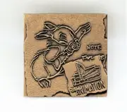 Disney Animation Pin Bambi - Thumper Bronze Finish Collectible