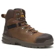CAT Caterpillar P91331 Men's Accomplice X WP ST Real Brown Work Boots Shoes