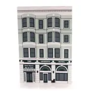 Cats Meow Village andrews Hotel Wood Painted Ladies Retired 3884