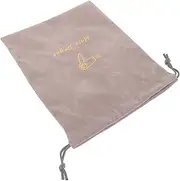 Portable Drawstring Hair Dryer Storage Bag Lightweight Fabric Pouch for Travel Durable Washable Drawstring Design Versatile Storage for Hair Dryers Grey