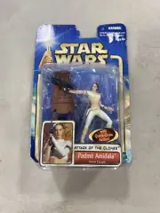 Hasbro 2002 Star Wars Attack Of The Clones Padme Amidala Escape Figure #3 J39