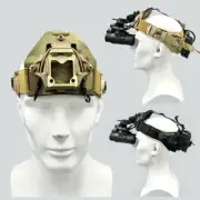 Tactical Head Mounted Night Vision Soft Hat NVG Shroud Battery Case Pouch Bag