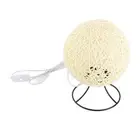 Rattan Ball Table Lamp USB Bedside Light LED With Metal Base For Bedroom For