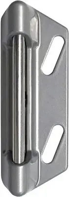Ideal Security SK1 Spring-Loaded Strike Screen Door Hardware, Silver