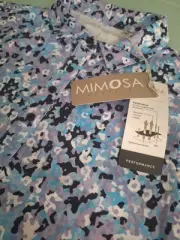 Mimosa by N'Vo Women's S Multi Color Collared- Sleevless Golf Polo Wicking - NWT
