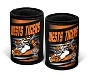 Wests Tigers NRL Retro Can Cooler Stubby Holder
