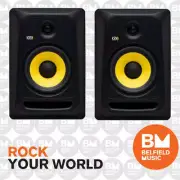 2 x KRK Classic 8 Studio Monitor Pair - Brand New - Belfield Music