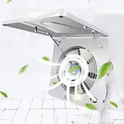 TMXKOOK 13 Inch Kitchen Wall Extractor Fan Powerful 220 V Ventilation Fan with Grease Filters, Quiet Operation for Bathroom and Kitchen, Continuous Speed Switch