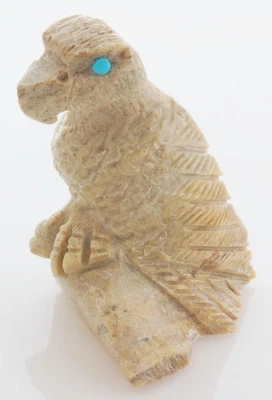 Native American Zuni Handmade Eagle Carving Fetish