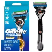 Gillette Fusion5 ProGlide Power Men's Razor, 1 Handle & 1 Blade Refill.