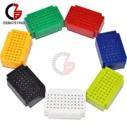 7Pcs Mixed Colors Mini Solderless Prototype Breadboard 55 Tie-points For Arduino