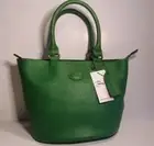 LouenHide Vegan Leather in Beatle Bagin Jade NWT