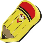 ERINGOGO Cute Pencil Shaped Magnetic Dry Erasers for Whiteboards Soft Sponge for Classroom Home and Teacher Supplies and Unique Desk Accessories