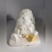 Creative Crafts, Ceramic Santa Clause statue, ready to paint, stocking holder